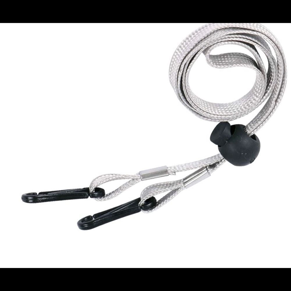 10 Pack - Adjustable Length Face Covering Lanyard